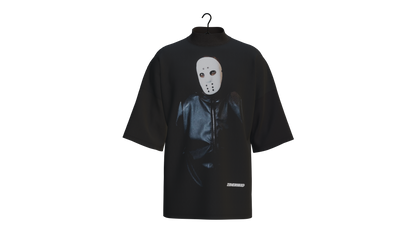 "Ye" Mock Neck Oversized Tee